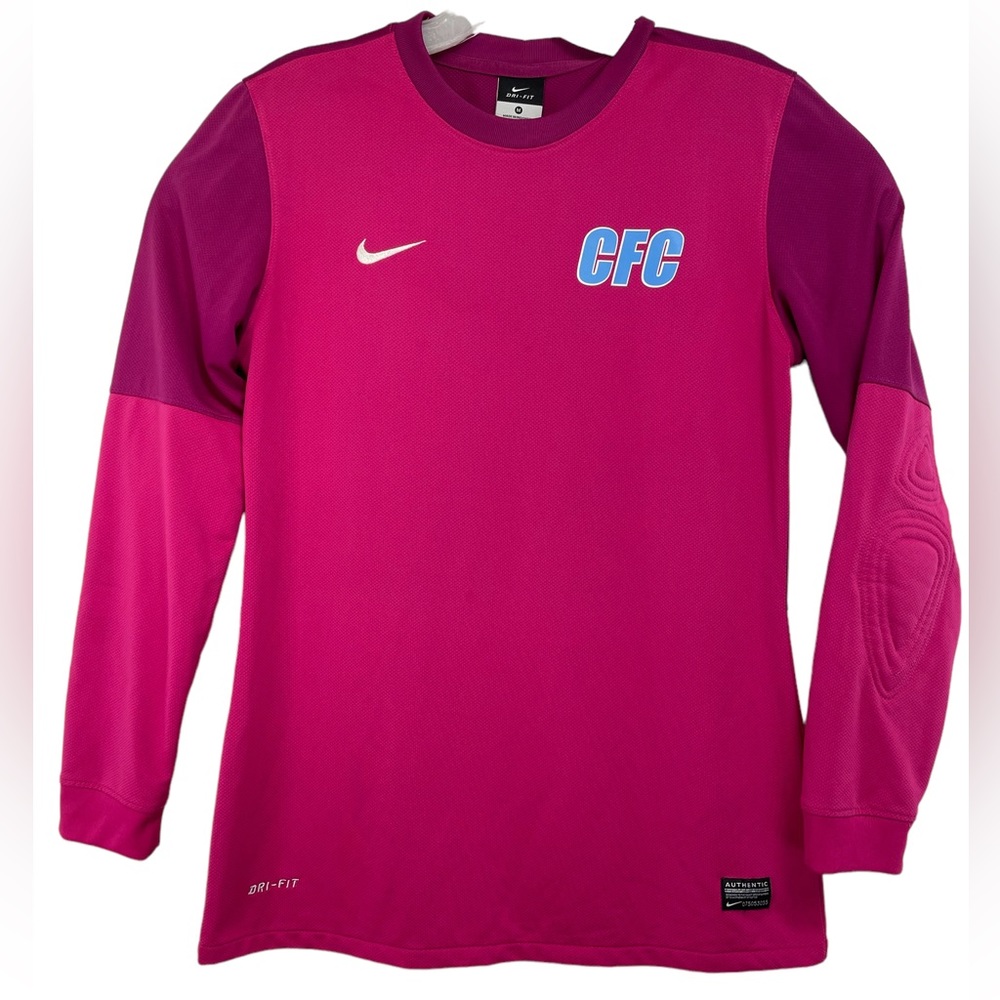 Nike CFC Soccer Womens Sz Medium Magenta Pullover‎ Shirt (BB12) NW/OTs